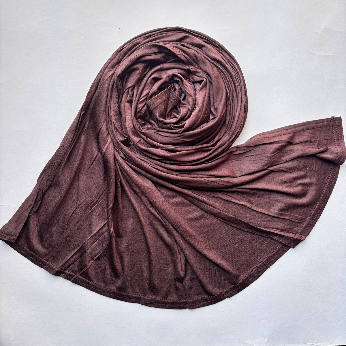 Premium Jersey Hijab - Dark Brown