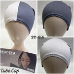 White and Grey- 2 in 1 Tube cap