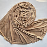 Premium Jersey Hijab - Dark Nude