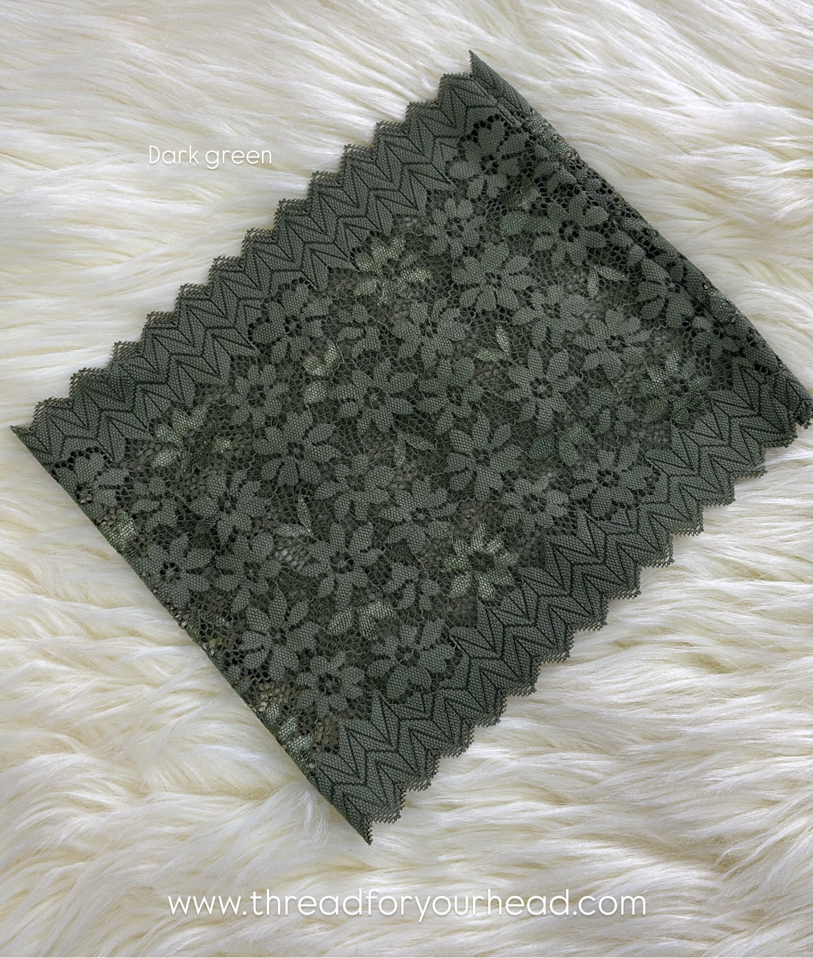 Dark Green - Lace tube cap