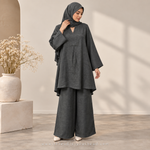 Dark Grey - Modest Co-ord Set