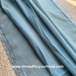 aqua- Lace Georgette hijab