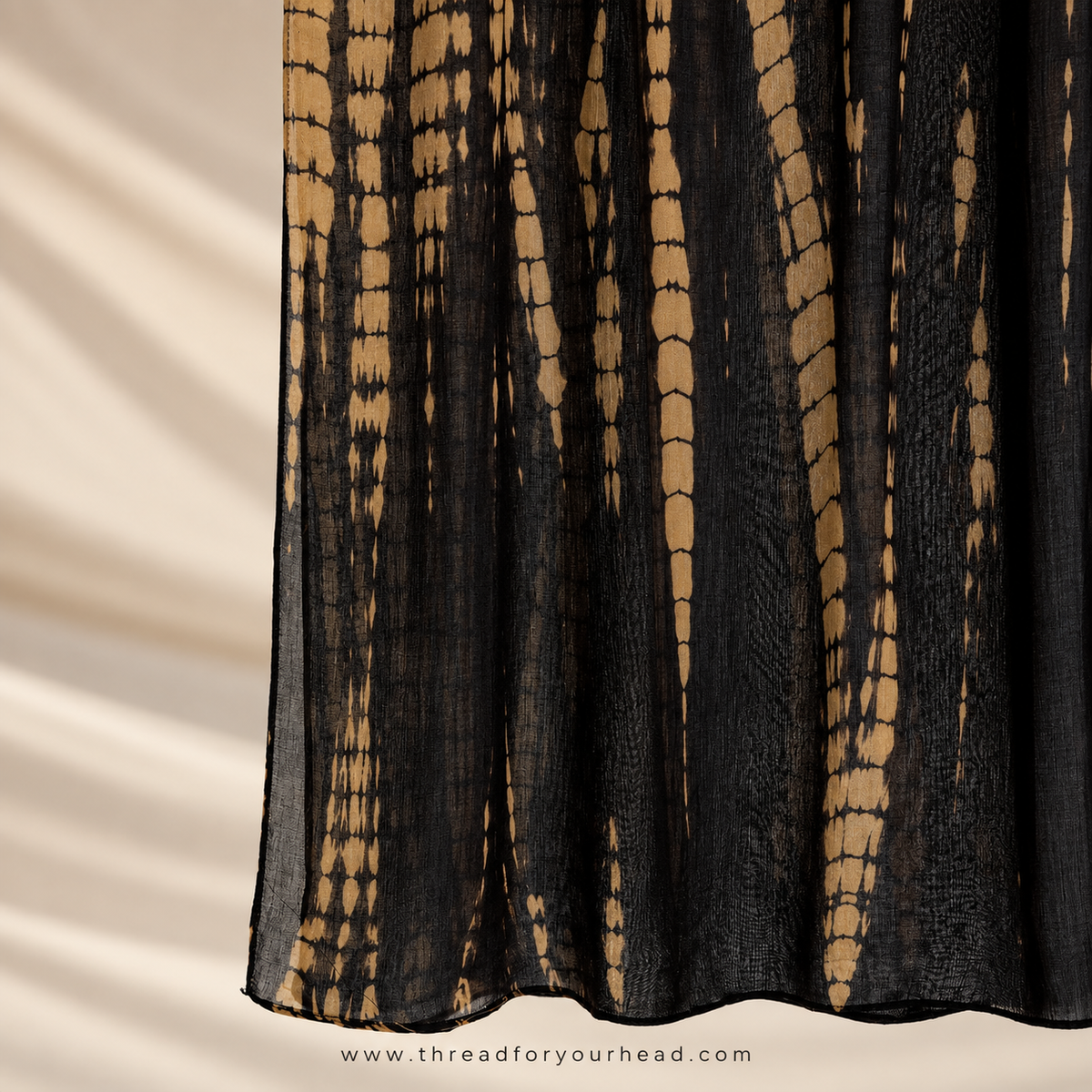 Beige Ripple premium modal hijab