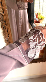 Mauve - Sequin Handwork abaya