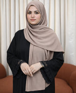 Turkish Satin Hijab - Light Nude