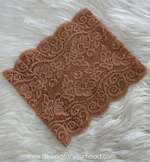 Apricot -Lace tube cap