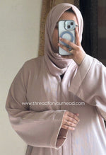 Beige - Basic Esra Abaya
