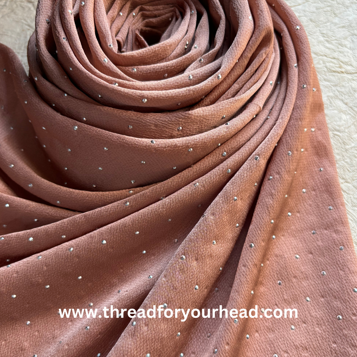 Copper gold - bubble satin diamond