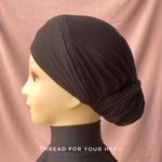 TURBAN CAP - BLACK