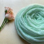 Crinkled cotton hijab- mint