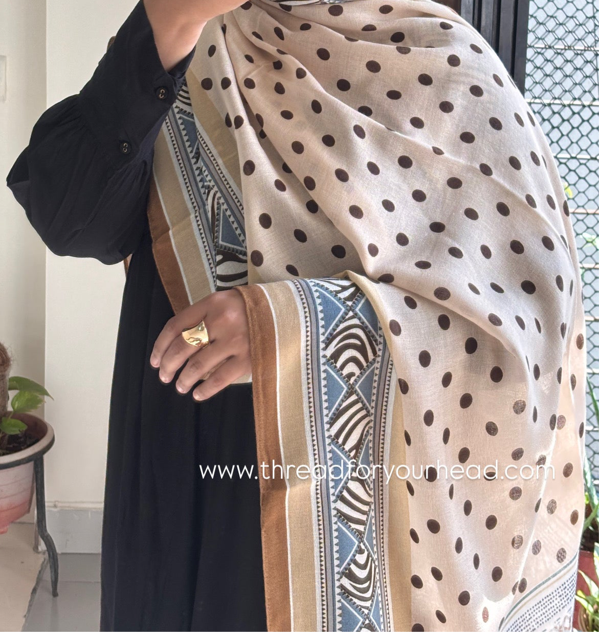 Durre - Pashmina printed hijab