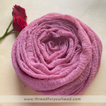 Crinkled cotton hijab- mehr