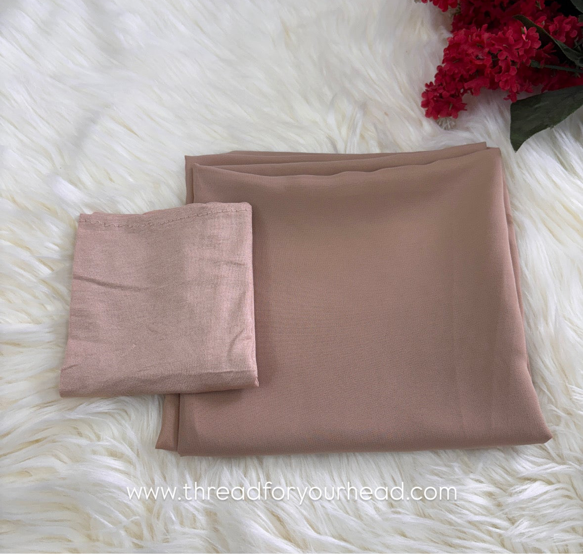 Nude - Hijab & Cap set