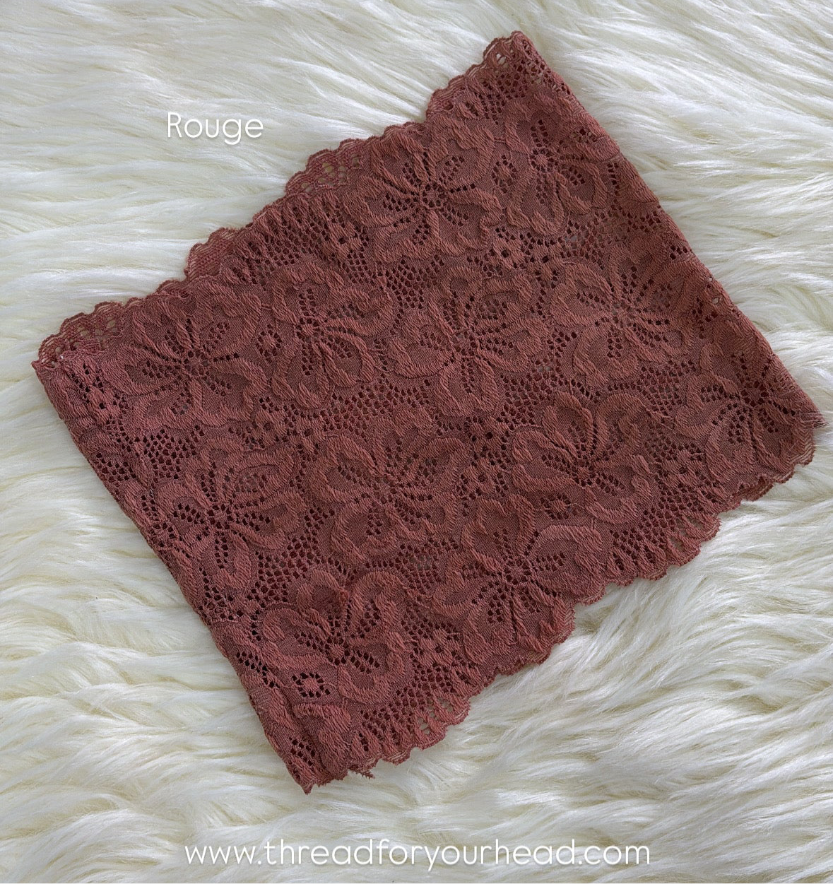 Rouge -Lace tube cap