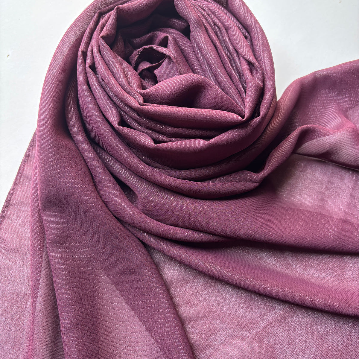 Chiffon Shimmer Hijab - Sin