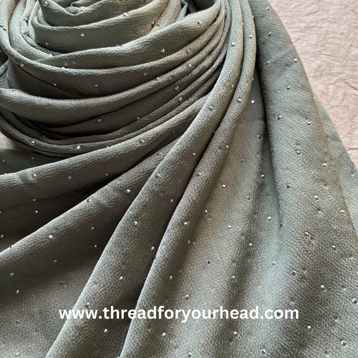 Fern - bubble satin diamond