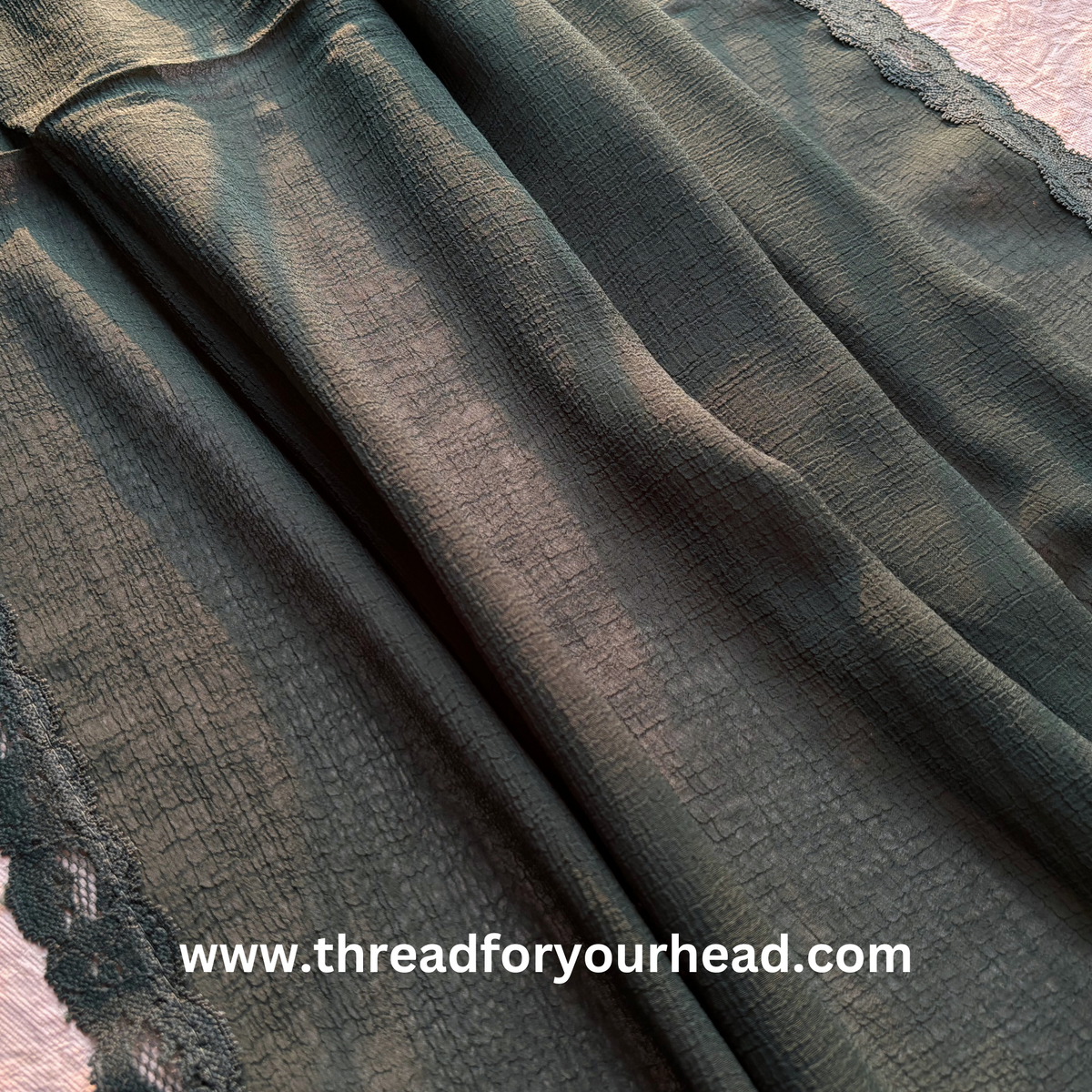 emerald - Lace Georgette hijab