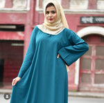 Teal Basic Abaya