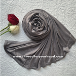 dark grey - jersey hijab