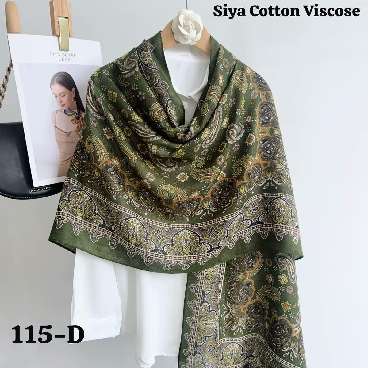 hoor- Pashmina printed hijab