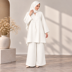 Pure White -Modest Co-ord Set