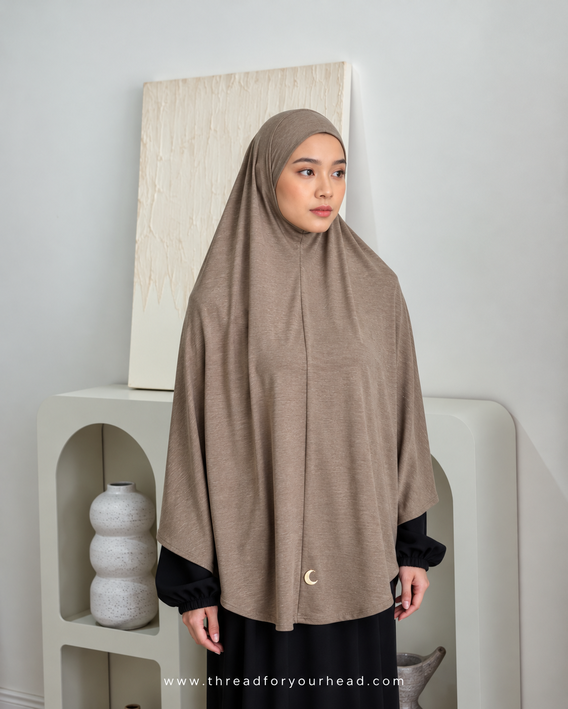 Nude - Soft Cotton Jersey Chadar