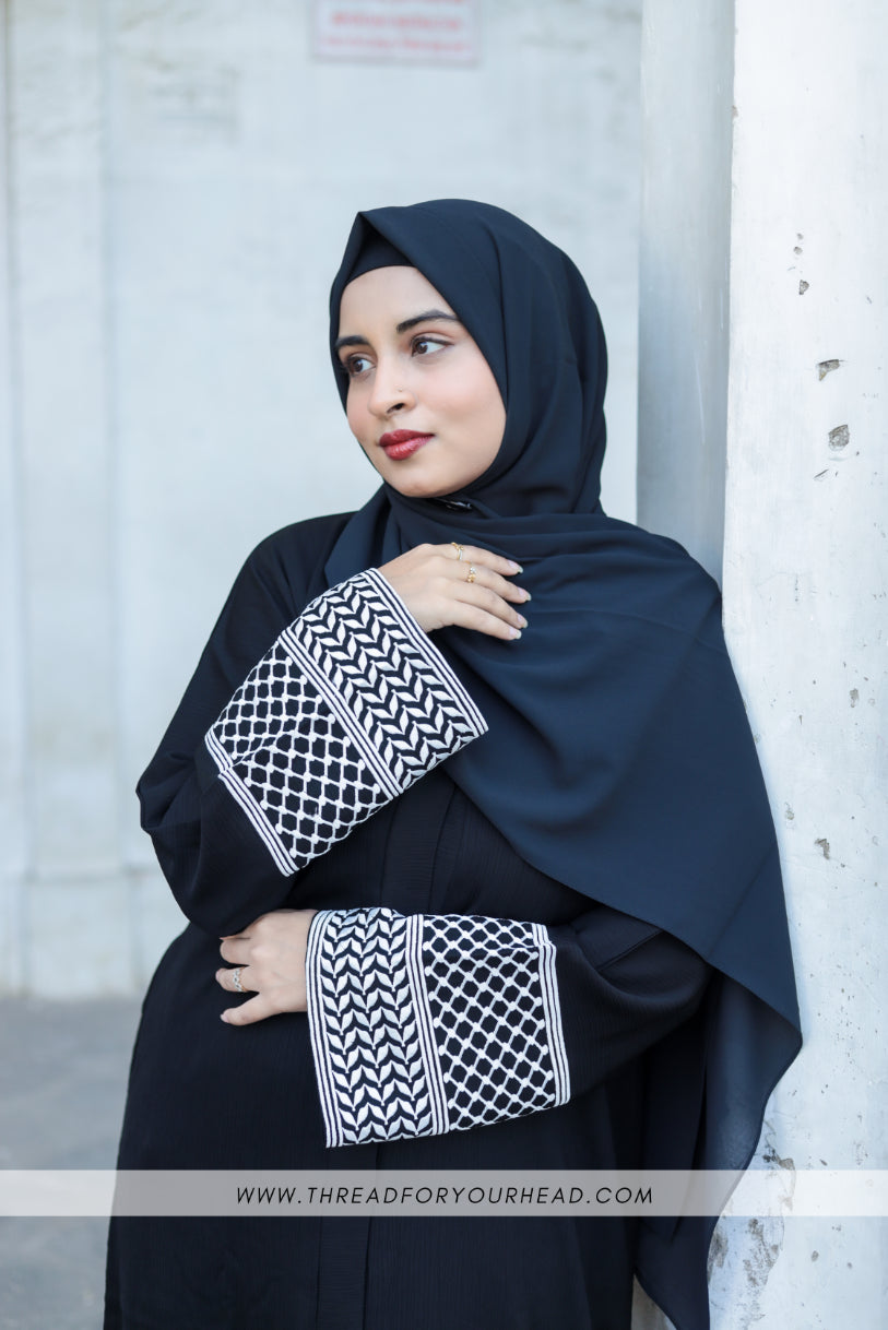 Embroided Abaya Keffiyeh