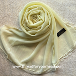 lime- Lace Georgette hijab