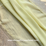 lime- Lace Georgette hijab