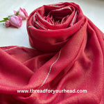 maroon- light chiffon diamond