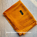 mustard- Lace Georgette hijab