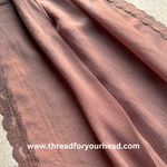 nude- Lace Georgette hijab