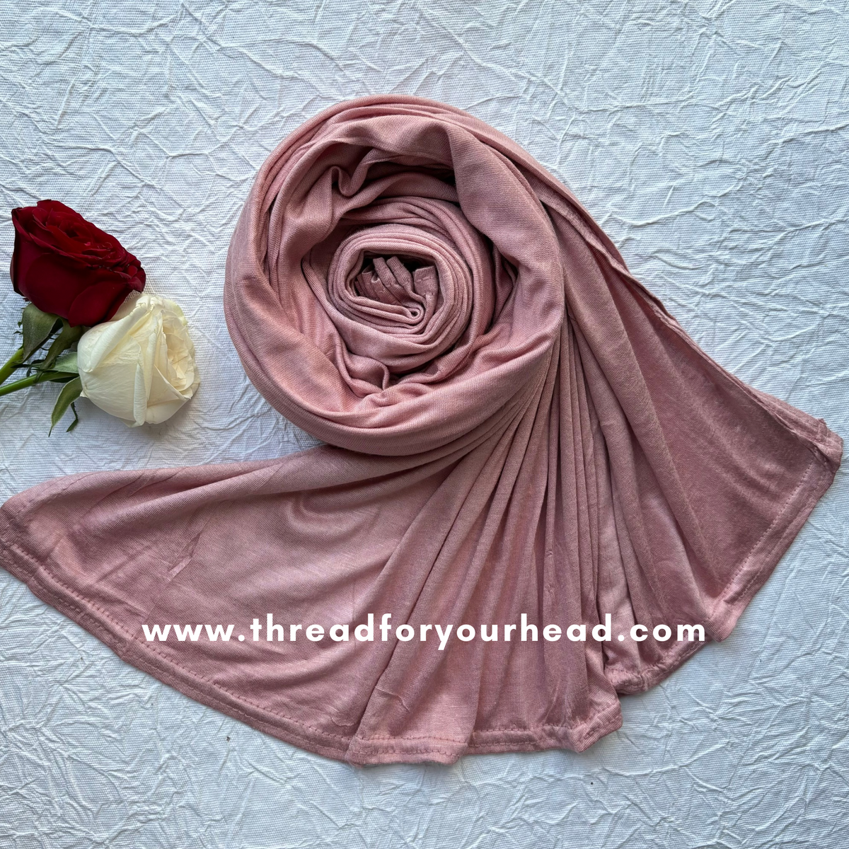 rose - jersey hijab
