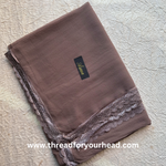 sand- Lace Georgette hijab