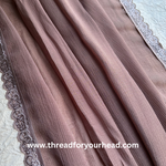 sand- Lace Georgette hijab