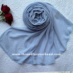 sky - Crochet Georgette hijab