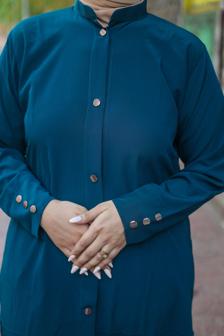 Emel abaya teal