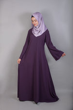 Violet basic abaya