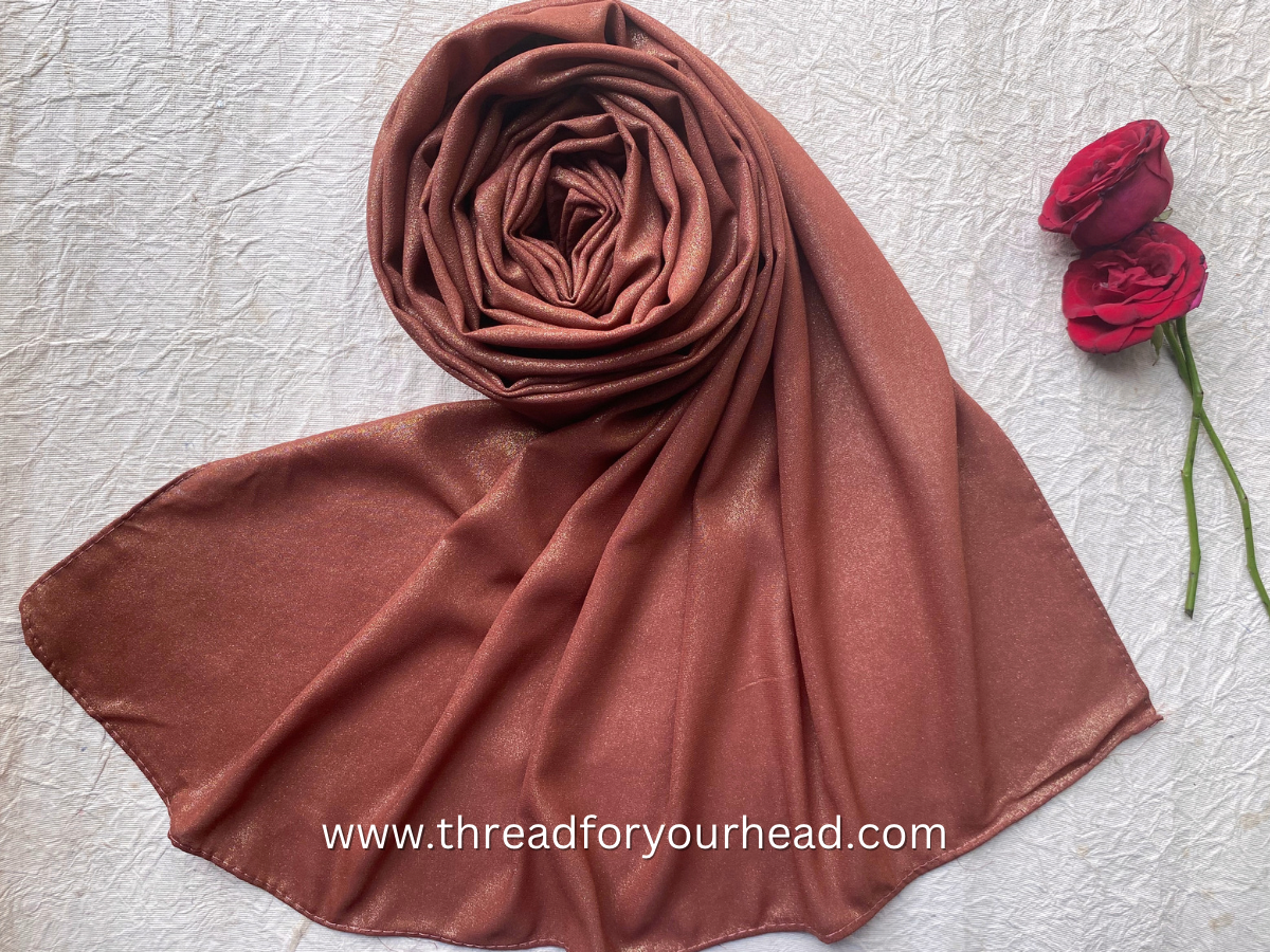 Rouge - Metallic Georgette