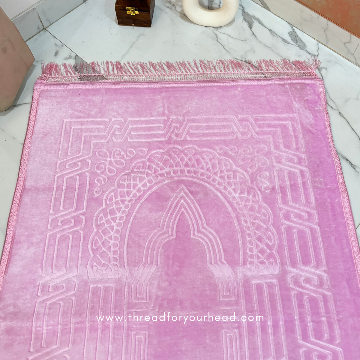 prayer mat- pink