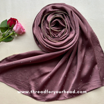 Berry- Rhinestone satin