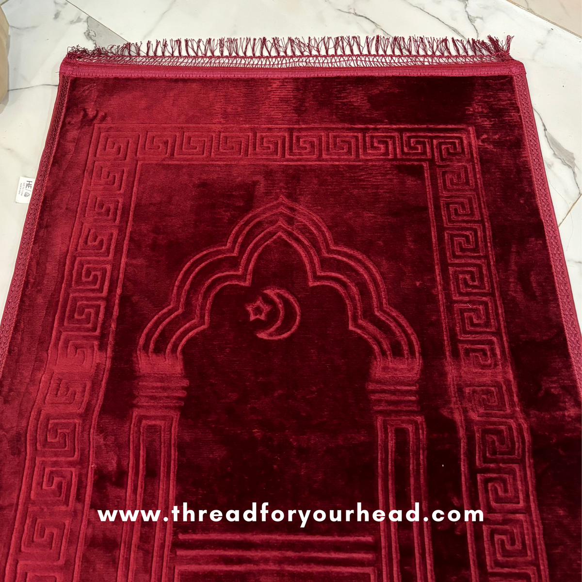 prayer mat- maroon