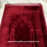 prayer mat- maroon