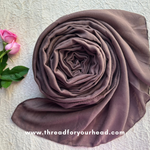 Coffee - Soft Cotton hijab
