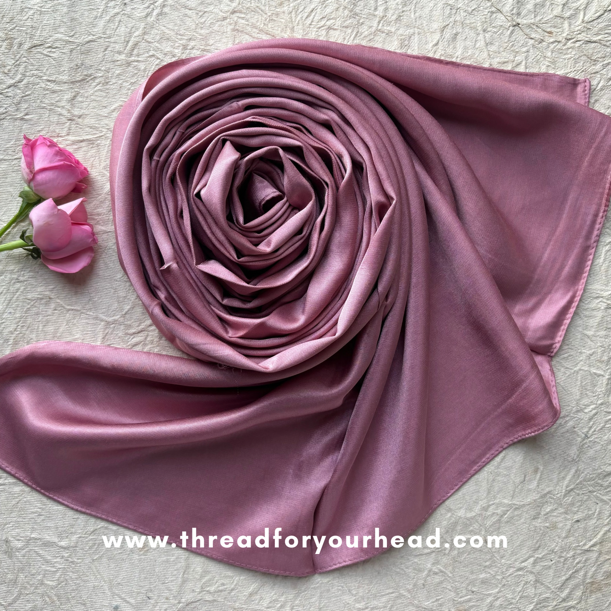 Rosy- Turkish Modal Hijab