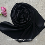 Black- Turkish Modal Hijab