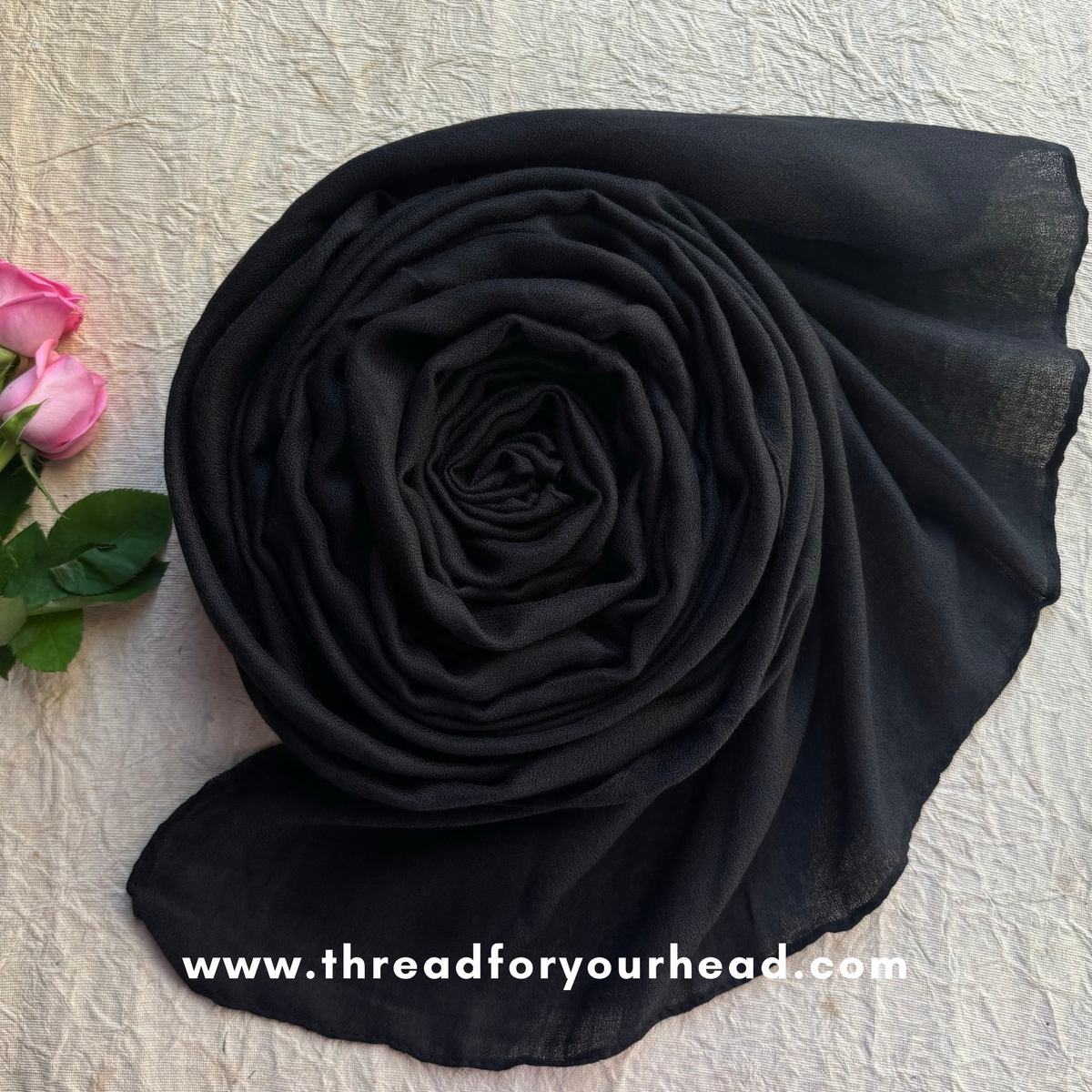 Black- Soft Cotton hijab