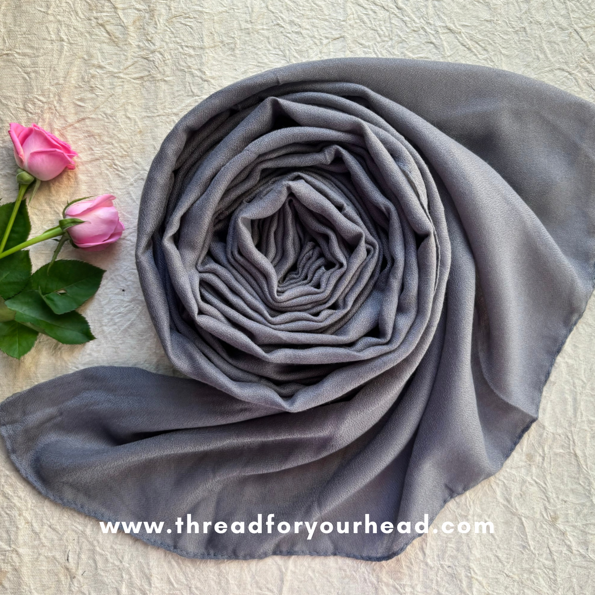 Ash - Soft Cotton hijab