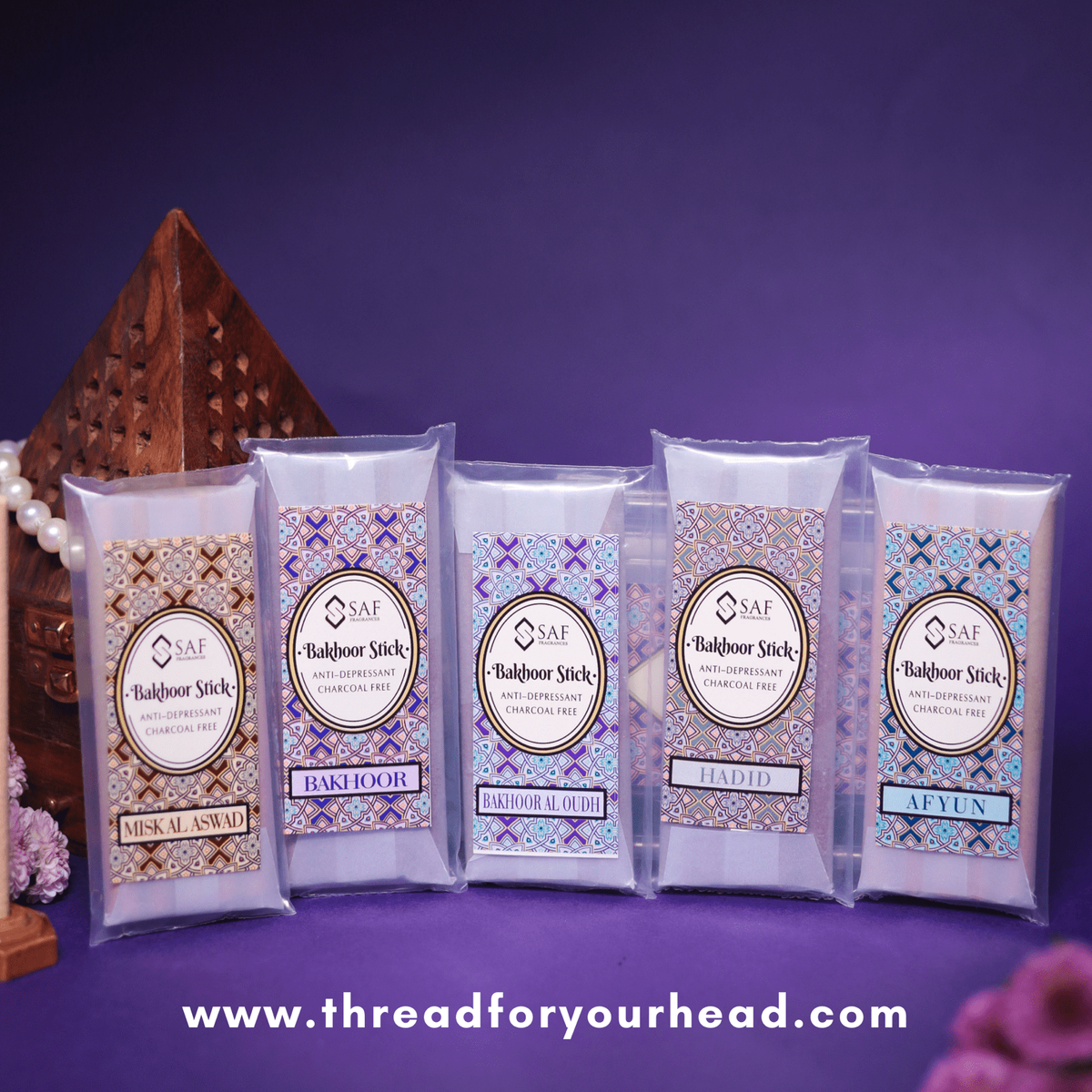 Bakhoor Assorted 5 fragrances