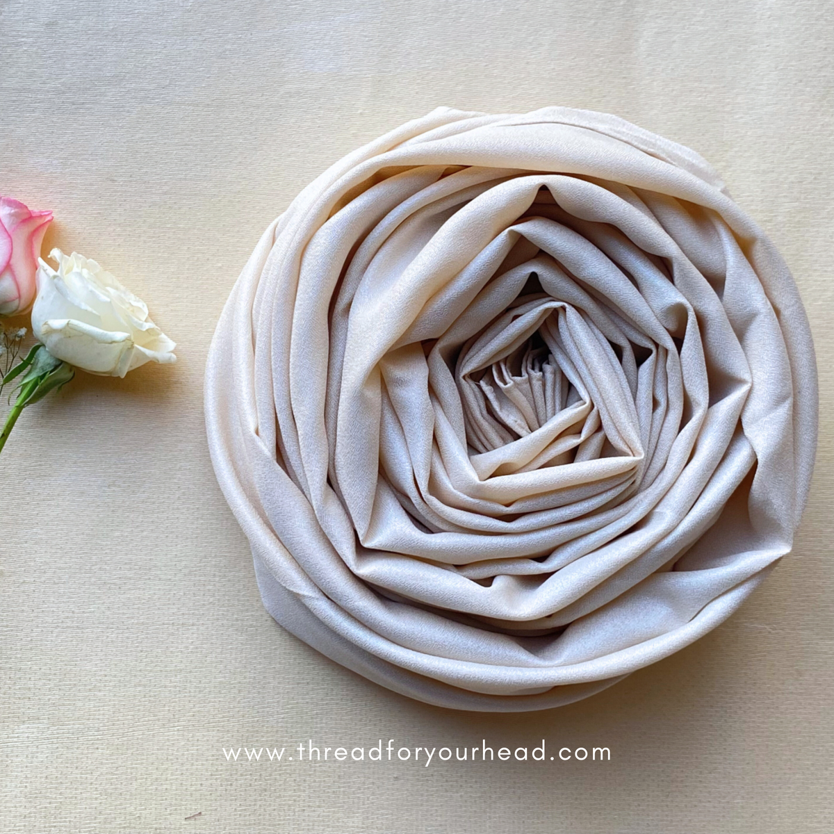 Light Gold- Self Shimmer Hijab